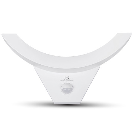 LED-lampa med rörelsesensor från Maclean, PIR-sensor, vit färg, 10W, IP54, 800lm, MCE290 W.