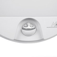 LED-lampa med rörelsesensor från Maclean, PIR-sensor, vit färg, 15W, IP54, 1100lm, neutral färgtemperatur, MCE291 W.