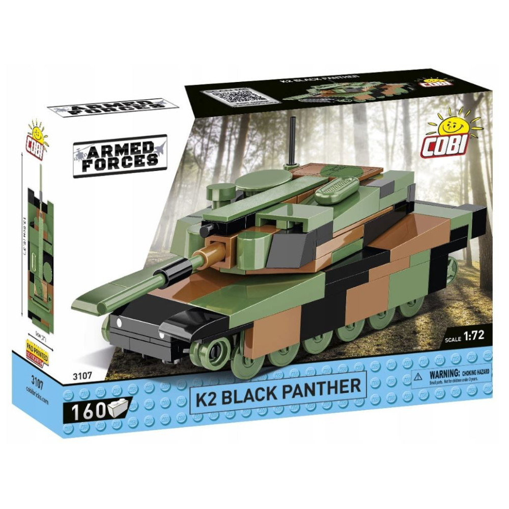 Klocki k2 black panther 160 elementów