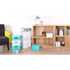 Öppen behållare med lock Infinity 4,5L vit