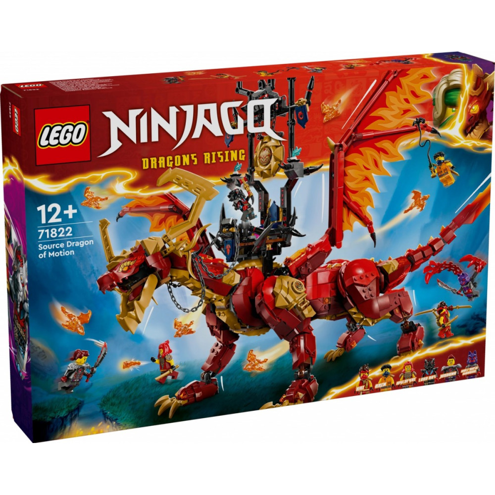 Klocki ninjago 71822 smoczyca źródła ruchu