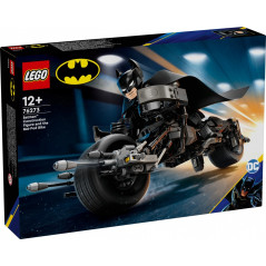 Leksaker superhjältar 76273 Batman-figur att bygga och Batcykeln