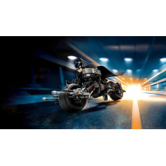 Leksaker superhjältar 76273 Batman-figur att bygga och Batcykeln