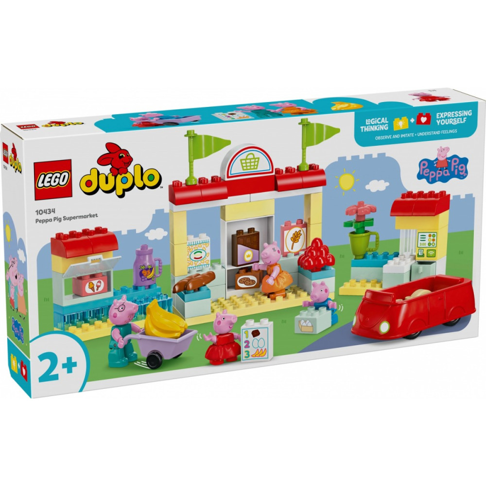 Klocki duplo 10434 peppa pig peppa i supermarket