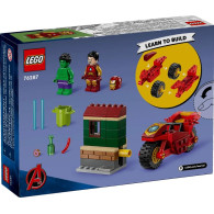 Klocki marvel super heroes 76287 iron man z motocyklem i hulk