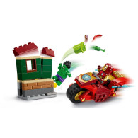 Klocki marvel super heroes 76287 iron man z motocyklem i hulk