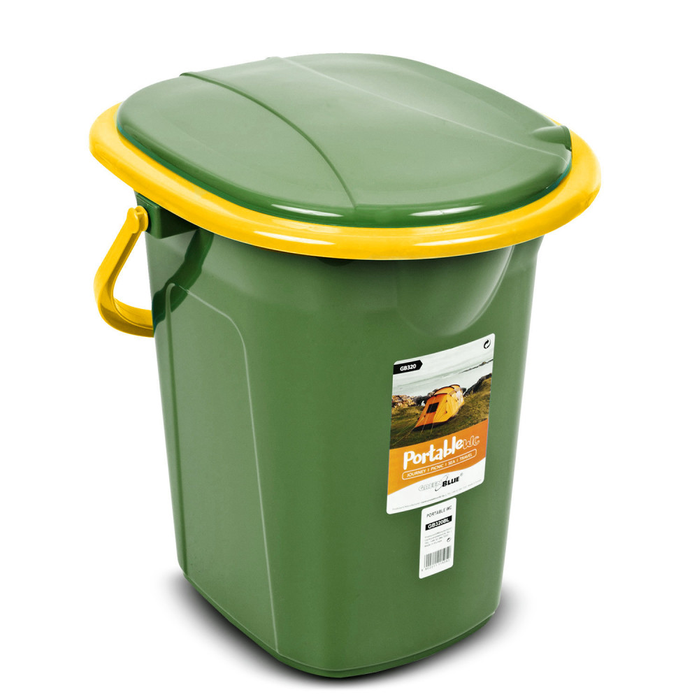 Toalett GreenBlue GB320GO mörkgrön-orange Toalett GreenBlue GB320GO mörkgrön-orange