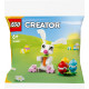 Klocki creator 30668 zajączek wielkanocny z kolorowymi pisankami