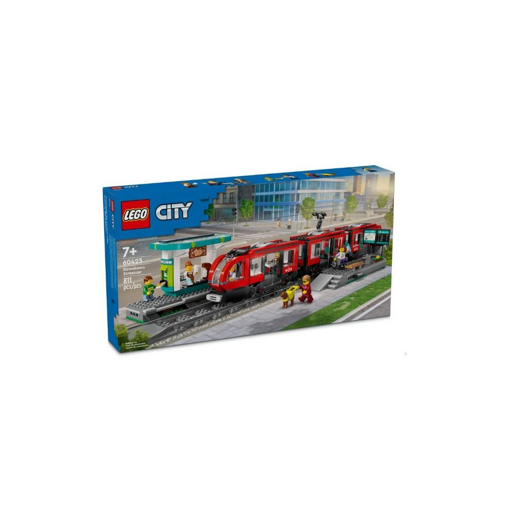Klocki city 60423 tramwaj miejski ze stacją