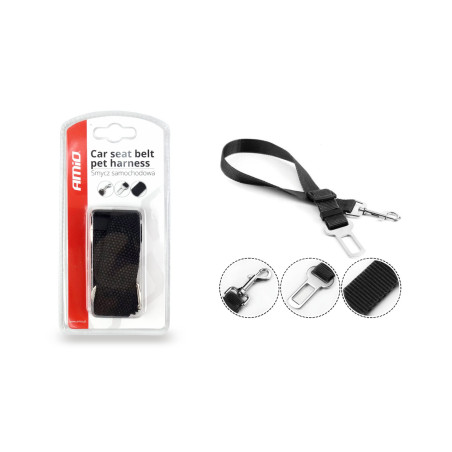 Bilsele för hund eller katt till säkerhetsbälte amio-02232