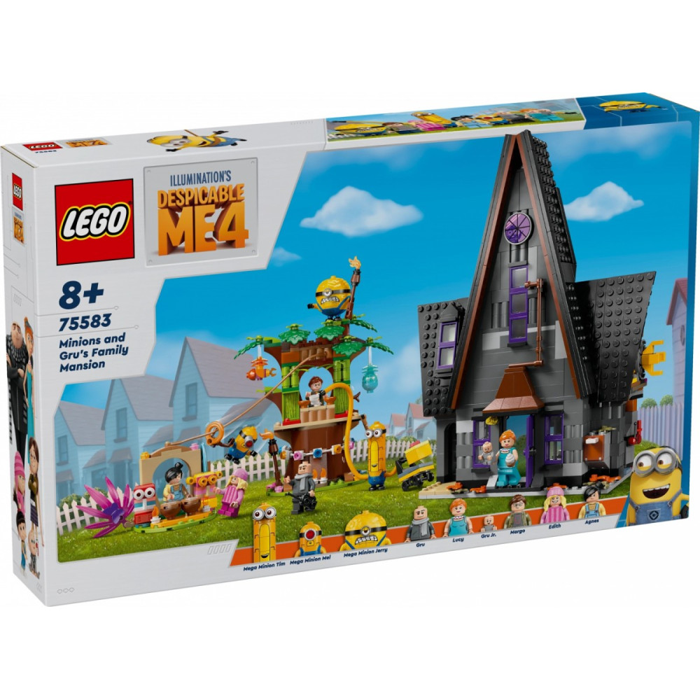 Klocki minions 75583 rodzinna rezydencja gru i minionków