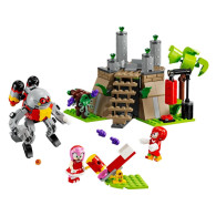 Sonic 76998 Knuckles byggleksak och Master Emerald-templet