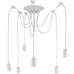 ZD74B Taklampa 6-armad vit | HandlaSmidigt.se