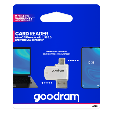 MicroSD OTG-kortläsare från Goodram