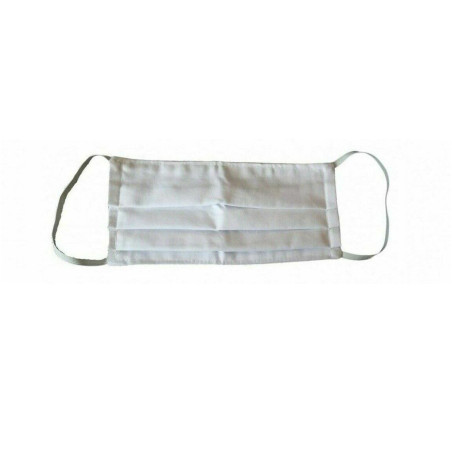 Enkellags bomullsmask. 165*105mm med resårband. Förpackning med 100 stycken.