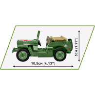 Klocki willys mb 132 elementy