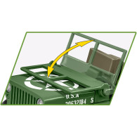Klocki willys mb 132 elementy