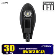 Industriell LED-gatlykta 50W IP65 5000 lm med färgtemperatur på 6000K.