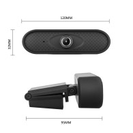 Kamera internetowa USB  Nano RS, HD 1080P (1920x1080) z wbudowanym mikrofonem, długość przewodu 1.7m, 30fps, RS680