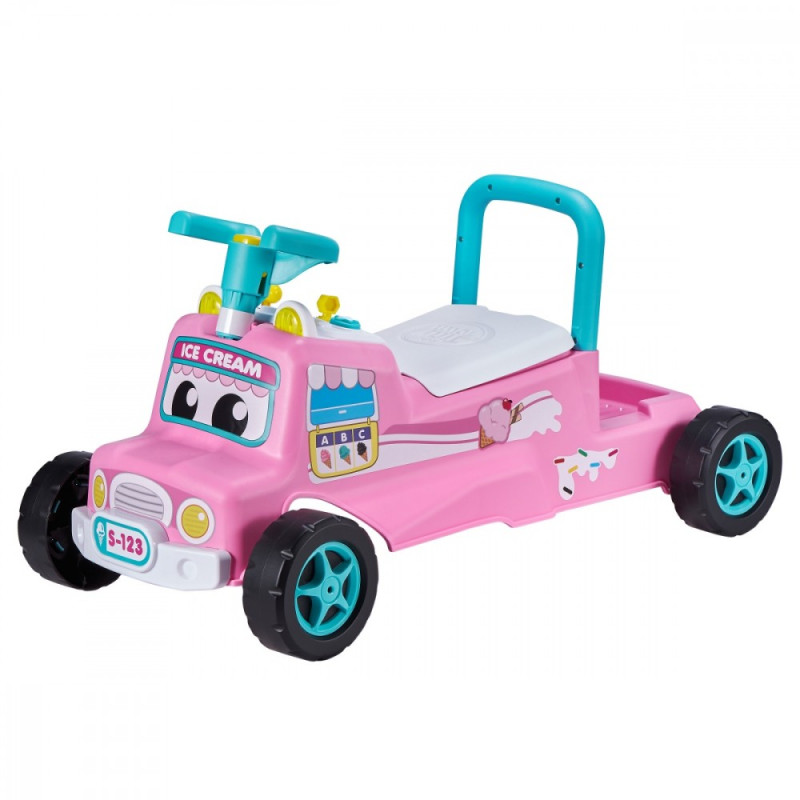 Interaktiv rosa buggy-åkare