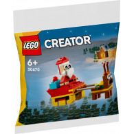 Klocki creator 30670 przejażdżka saniami Świętego mikołaja