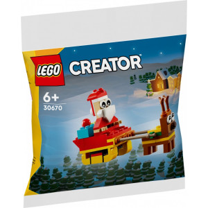 Klocki creator 30670 przejażdżka saniami Świętego mikołaja
