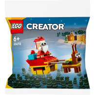 Klocki creator 30670 przejażdżka saniami Świętego mikołaja