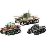 Klocki renault r35 - valentine ix - panzer i