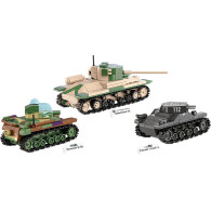 Klocki renault r35 - valentine ix - panzer i