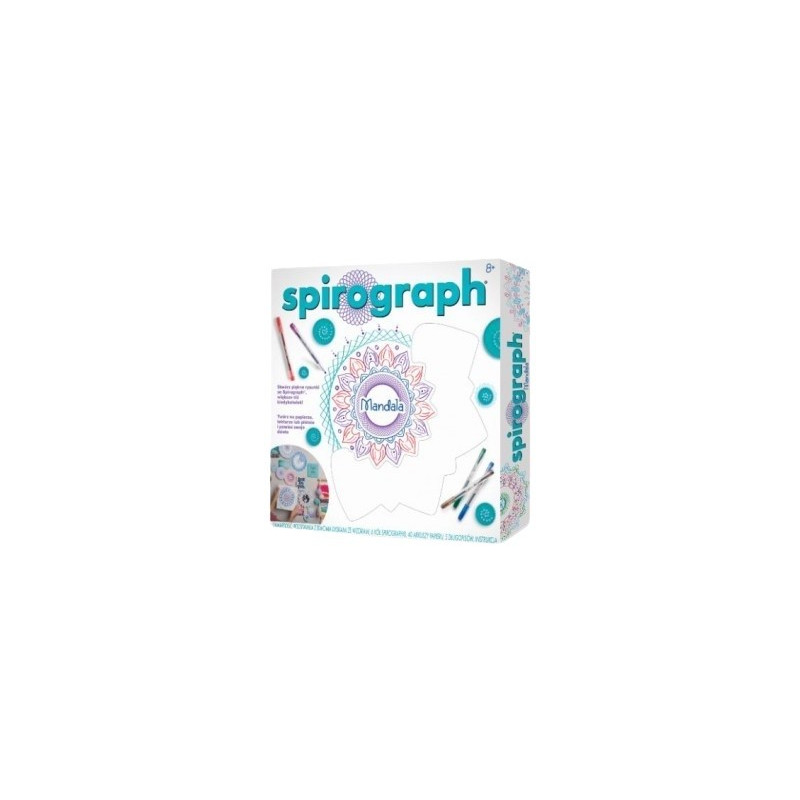 Kreativt set spirograf mandala