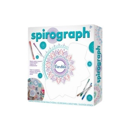 Kreativt set spirograf mandala