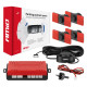 Zestaw czujników parkowania cofania buzzer 4 sensory czarne wewnętrzne 16,5 mm amio-02253