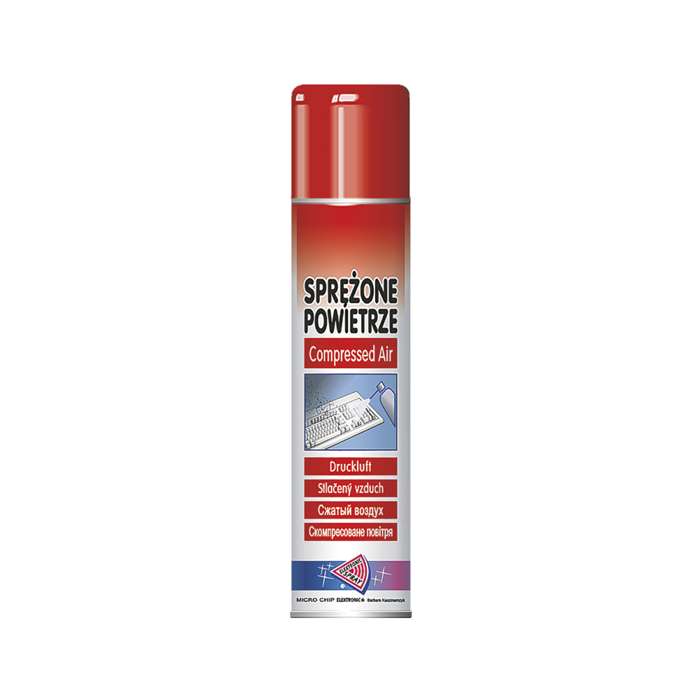 Sprężone powietrze 600ml.-palne MICROCHIP ART.017
