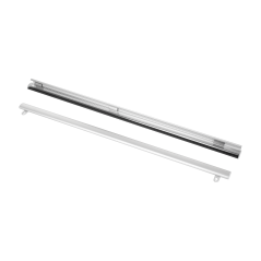 Aluminiumlist för att hänga upp en affisch KLIP 2x70cm + sugkopp 45mm x2st med krok.