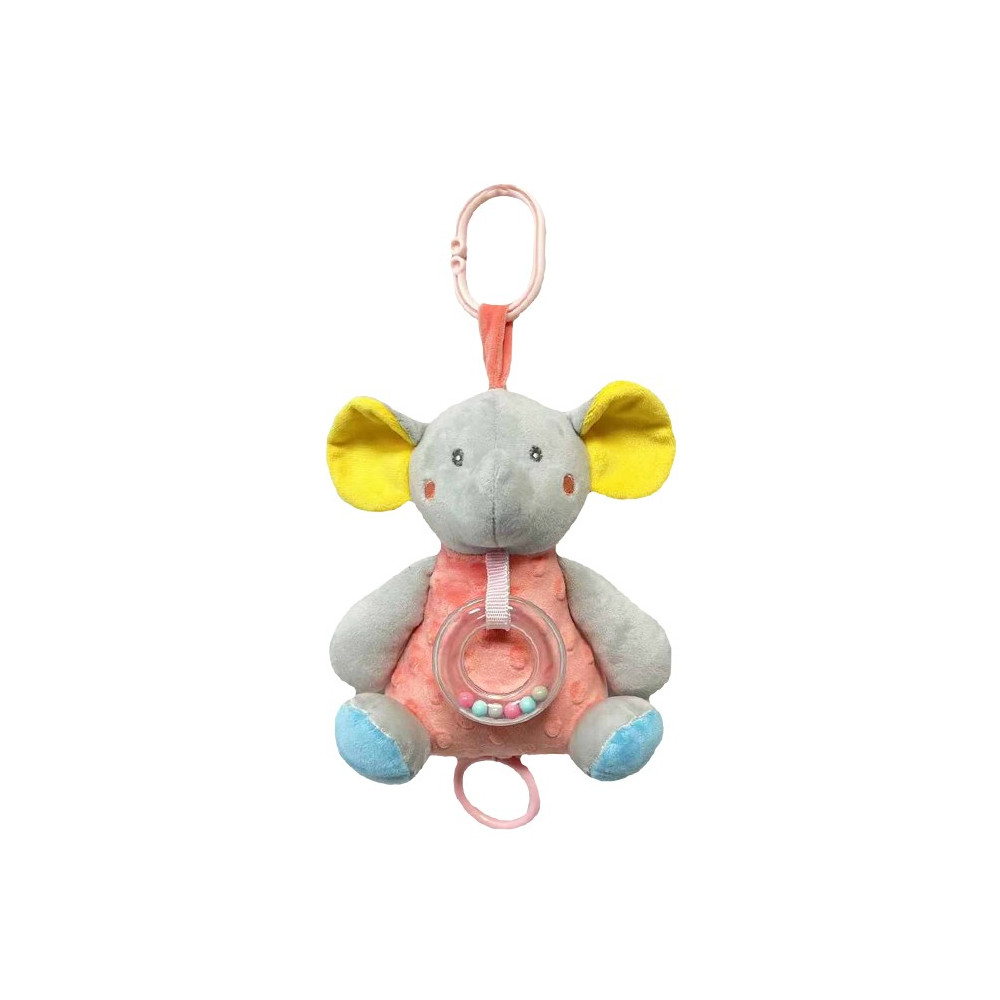 Speldosa elefant persika-grå 18 cm Speldosa elefant persika-grå 18 cm