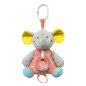 Speldosa elefant persika-grå 18 cm