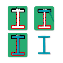 Plastisk lekset - bokstäver