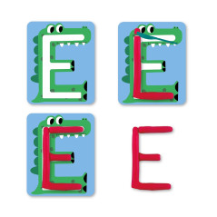 Plastisk lekset - bokstäver