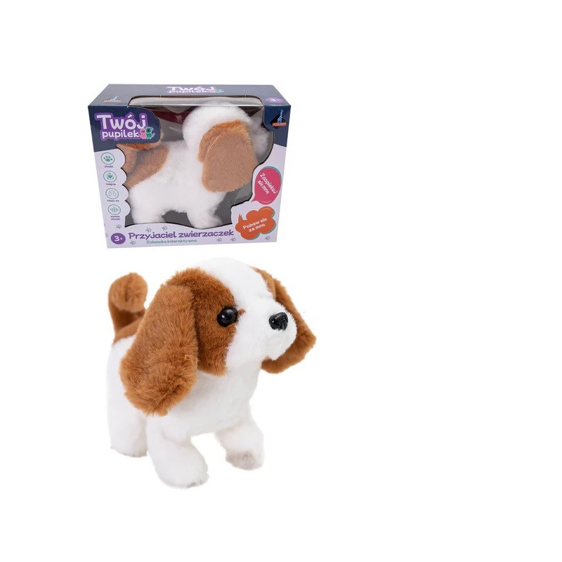 Interaktiv maskot hund på batterier