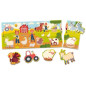 Pussel Carotina Baby Puzzle Panorama - bondgård