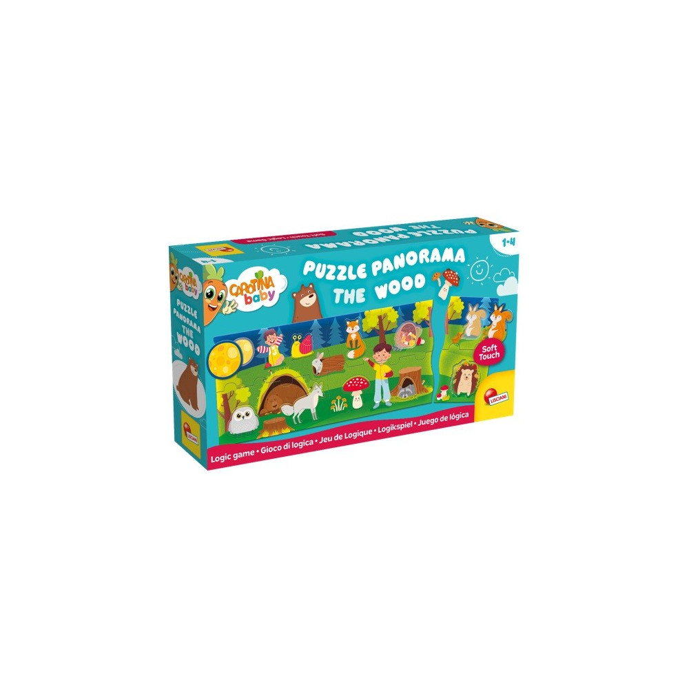 Układanka carotina baby puzzle panorama - las Układanka carotina baby puzzle panorama - las