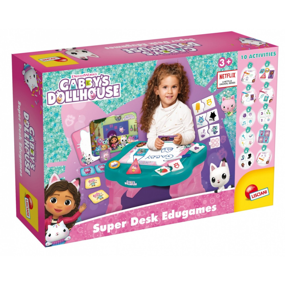 Biurko z grami - koci domek gabi Biurko z grami - koci domek gabi