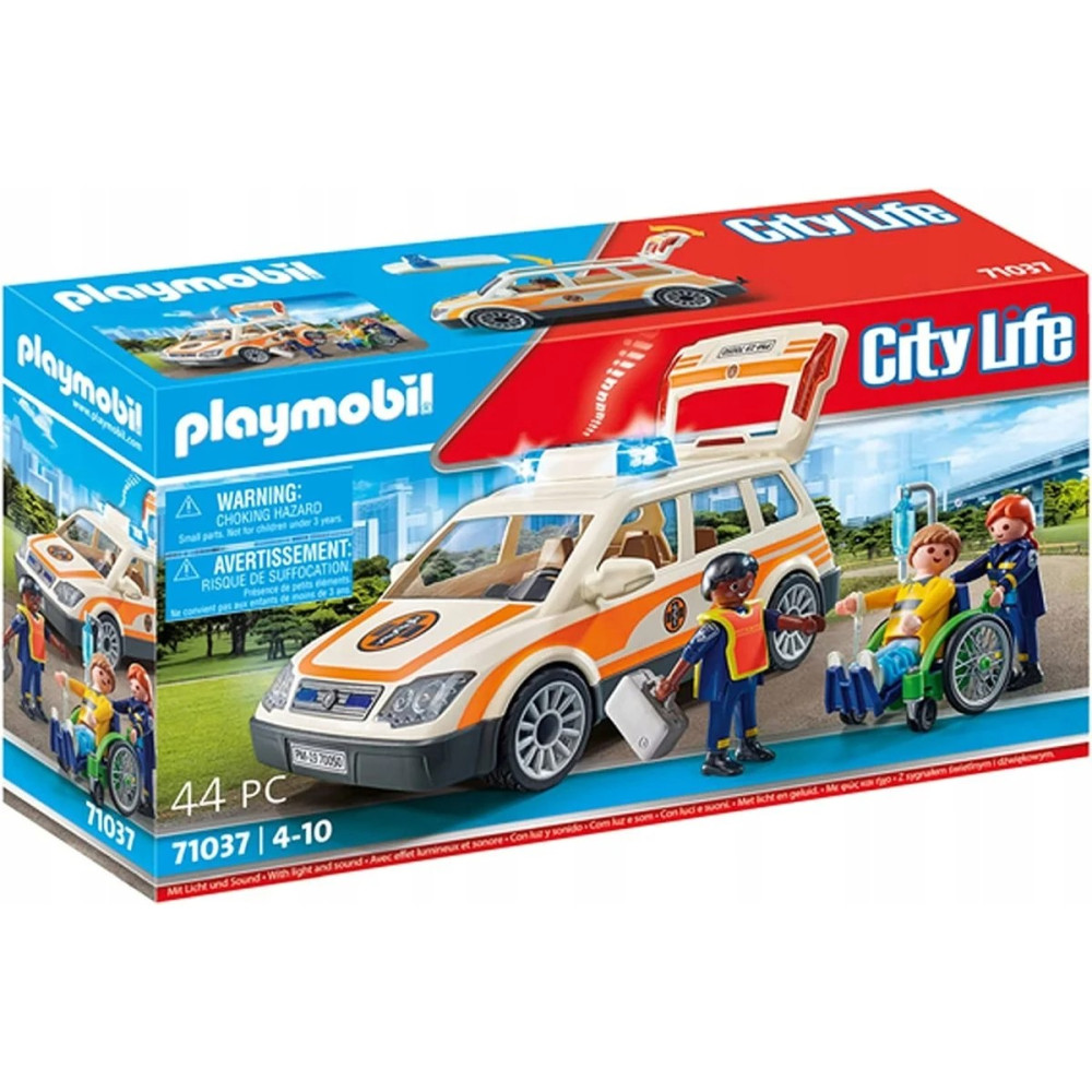 Set med figurer City Life 71037 räddningsbil Set med figurer City Life 71037 räddningsbil