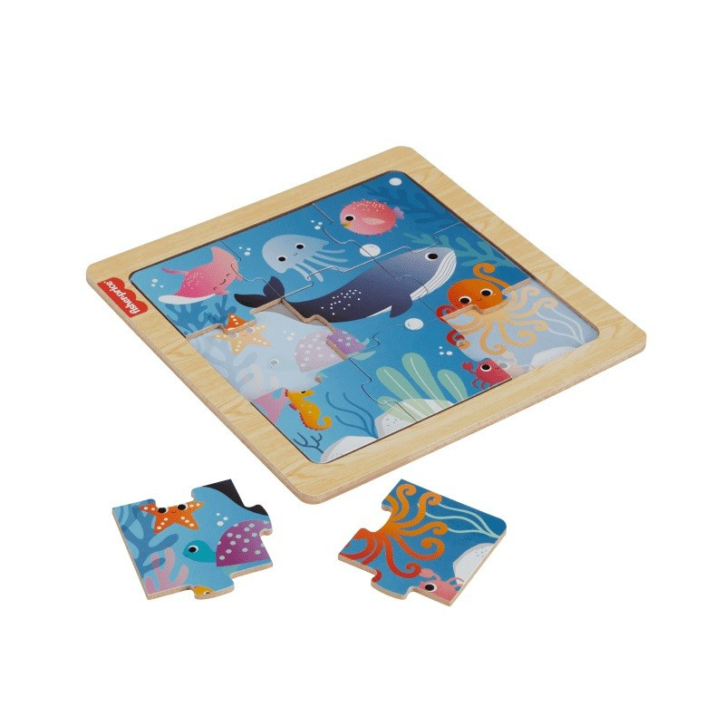 Pussel i trä, hav