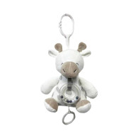 Speldosa Giraff 18 cm gråvit