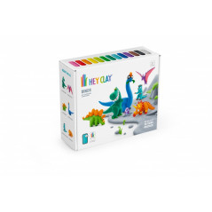 Plastilinsetet Hey Clay dinosaurier.