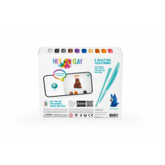 Plastilinsetet Hey Clay skogsdjur