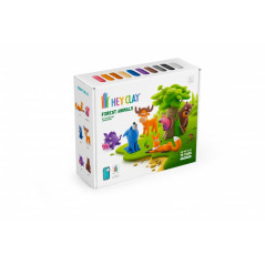 Plastilinsetet Hey Clay skogsdjur