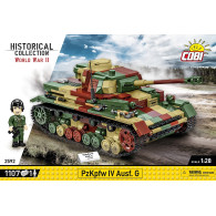 Klocki wwii pzkpfw iv ausf.g 1107 klocków