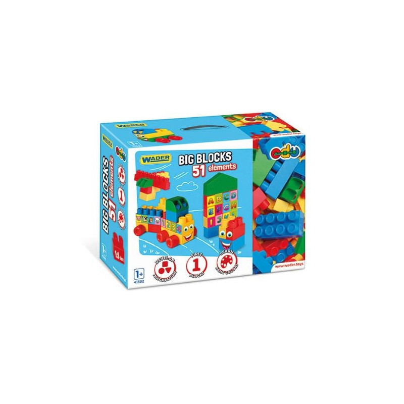 Block med 51 stora element